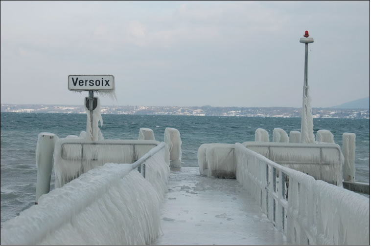 Versoix Cenevre İsviçre 2005 Kış