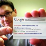 Google temalı kartvizit