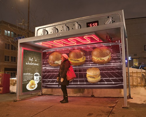 Toasty-Bus-Shelter-Ad-makes-you-warm-while-you
